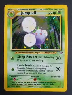 Jumpluff 7/111 Holo Swirl - Neo Genesis Set - Pokemon Card - Excellent Condition - Image 1