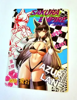 Goddess Story Waifu Card TCG | Atago - Azur Lane | MR | NS-5M06-023 - Image 1
