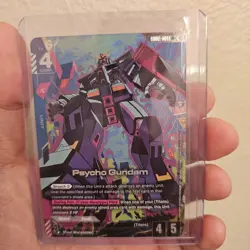 Gundam TCG GD02-001 LR+ Alt Art Psycho Gundam Dual Impact Bandai Card Game - Image 1