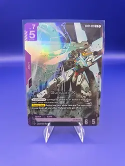 Gundam TCG Card Game Gundam X GD02-053 LR Dual Impact - Image 1