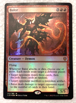 Balor Commander Legends: Battle for Baldur's Gate Foil MTG Magic Card - Image 1
