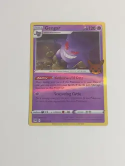 Gengar 66/196 2022 Trick Or Trade Halloween Stamp Promo Pokemon Card Holo - NM - Image 2