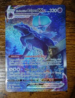 Shadow Rider Calyrex VMAX 205/198 Alt Art Chilling Reign Pokemon Card NM-MINT - Image 1