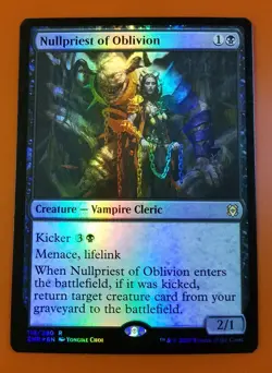 1x Nullpriest of Oblivion | FOIL | Zendikar Rising | MTG Magic Cards - Image 1