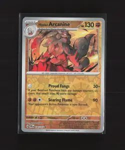 Hisuian Arcanine 100/167 Twilight Masquerade Reverse Holo Rare Pokemon Card - Image 2