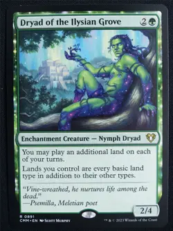 Dryad of the Ilysian Grove - CMM - Mtg Card #5NN - Image 1