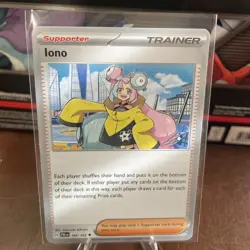 Pokemon TCG - World Championships 2023 Deck Card - Iono - 185/193 - Image 1