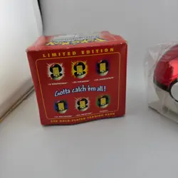 Pokemon Limited Edition Red Pokeball 23K Gold Plated Trading Card Mewtwo - Image 5