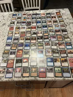 Mtg Rare Lot x100 - Magic The Gathering Rare Card Lot Mtg Rares LP-Played - Image 1