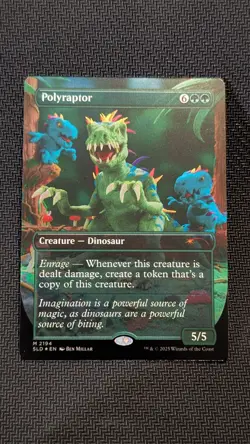 Polyraptor (Rainbow Foil) Secret Lair Drop Foil Play-Doh: Squishful Thinking - Image 1