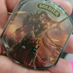 MTG Soldier Token NEW Ultra Pro Wizards Free Shipping Token Counter Planeswalker - Image 1