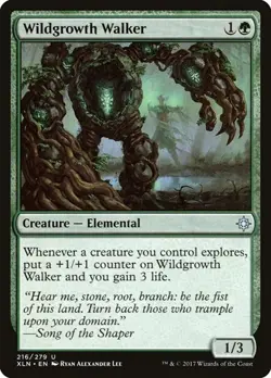 Wildgrowth Walker 216 MTG NM Ixalan - Image 1