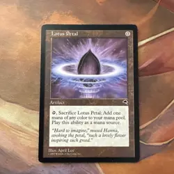 MTG Magic the Gathering Lotus Petal Tempest the List - Image 1