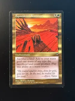 MTG - Squandered Resources - Visions 1x NM (Magic: The Gathering) - Image 1