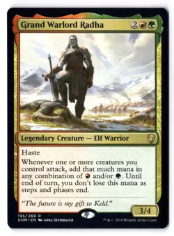 Grand Warlord Radha NM* Dominaria ENGLISH 195/269 mtg -UnltdCards - Image 1