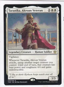 MTG: Promo Packs: Theros Beyond Death: Taranika, Akroan Veteran - Image 1