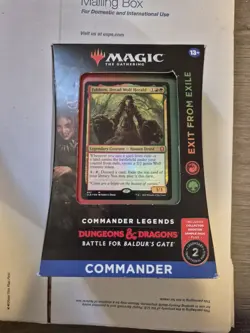 MTG Commander Deck: Exit From Exile Commander Legends Baldur's Gate - Image 1