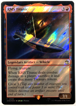 MTG RMS Titanic *SURGE FOIL* Doctor Who 698 NM - Image 1