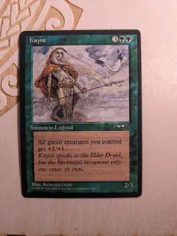 MTG - Kaysa - Alliances - Rare - Reserved List - Green - Excellent / Near Mint - Image 1