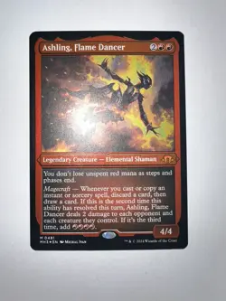 MTG - Ashling, Flame Dancer - Foil Etched MH3 NM - Image 2