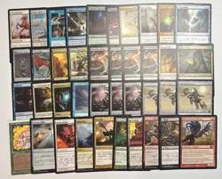 MTG Bulk Lot Non-English Mythics Rares Commons Tokens Lands Magic The Gathering - Image 1