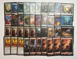 MTG Bulk Lot Non-English Mythics Rares Commons Tokens Lands Magic The Gathering - Image 3