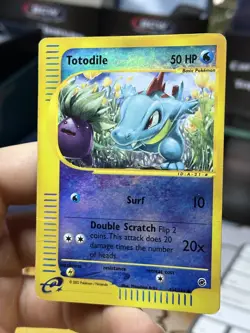 Totodile 134/165 Expedition 2002 Reverse Holo E-Series Vintage Pokemon Card TCG - Image 5