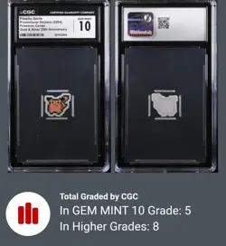 CGC Gem Mint 10 Pikachu Sprite 2024 Pokemon Center Promotional Stickers - Image 1