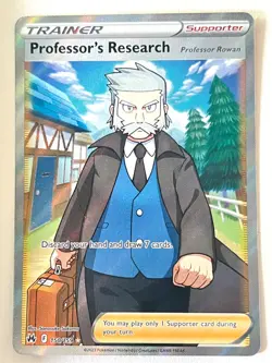 Professor’s Research 150/159 Full Art Crown Zenith Pokemon Pack Fresh Near Mint - Image 1