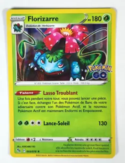 Carte Pokemon Florizarre Holo 003/078 ★ Pokemon GO FR - Image 1