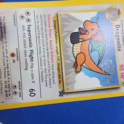 Pokemon Wotc Blackstar 1st Movie Promos #3,4 & 5 M/NM Mewtwo 14 Dragonite - Image 3