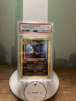 2001 POKEMON NEO DISCOVERY #13 UMBREON-HOLO PSA 5 - Image 2