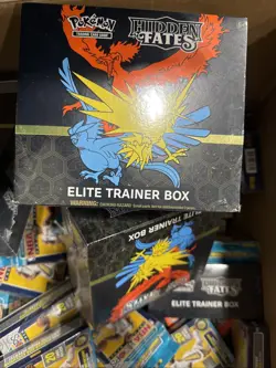 Pokemon TCG Hidden Fates Elite Trainer Box ETB New Factory Sealed w/ Case - Image 1