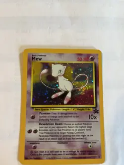 Mew Black Star Promo Holo With Beautiful Swirl #9 Pokemon TCG - Image 2