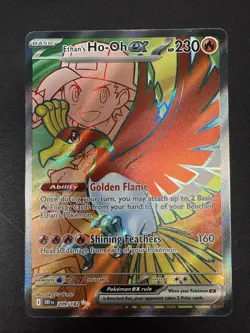 Ethan's Ho-oh ex Pokemon • Ultra Rare • 209/182 Destined Rivals - Image 1