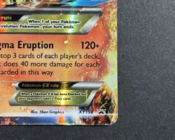 Pokemon M Camerupt EX XY198 Holo Promo 2017 - Image 5