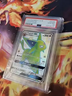 2019 Pokemon Sun & Moon Hidden Fates Shiny Espeon GX #SV60 PSA 10 GEM MINT - Image 2