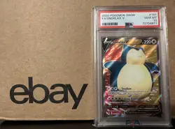 Pokemon 2020 Sword And Shield Snorlax V Full Art FA #197 PSA 10 Gem Mint - Image 2