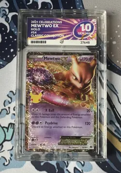 Mewtwo EX - 54/99 - Pokemon TCG - Classic Collection Celebrations - ACE 10 - Image 2