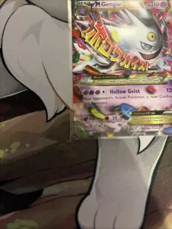 Pokemon XY Black Star Promos M Gengar-EX #XY166 2016 - Image 4