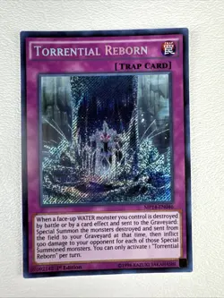 Yugioh! Torrential Reborn MP14-EN046 Secret Rare 1st Edition NM - Image 1