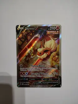 POKEMON FLAREON V SWSH179 Sword & Shield Promo Card - Image 1