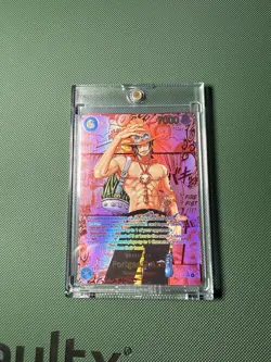 Op-13 Portgas. D Ace Red Manga One Piece Card Game English - Image 1