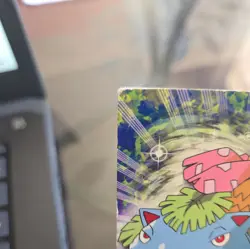 Venusaur #3 - Topps BLACK LOGO - NON-HOLO - Pokemon Card - TV Animation Series - Image 3