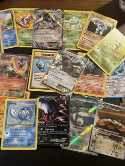 Pokemon TCG Modern Vintage MP- DAMAGED Lot of 19 Cards; WOTC 1st Ed, Sealed Ex - Image 1