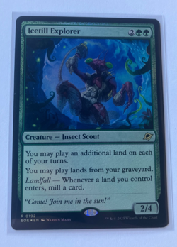 Icetill Explorer Edge of Eternities Foil +1 green mystery card - Image 1