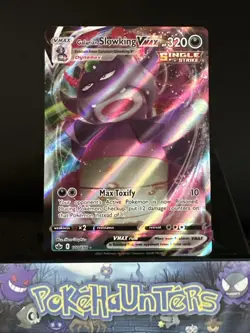 Pokemon Card Galarian Slowking VMAX 100/198 Chilling Reign Ultra Rare NM - Image 1