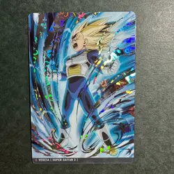 S2235 Vegeta SS3 Holo SSR Japanese Dragon Ball Daima Itajaga Card Vol.6 - Image 1