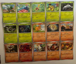 2025 Pokemon TCG Mega Evolution 57 Card Lot No Duplicates Bulbasaur Latios +++ - Image 1