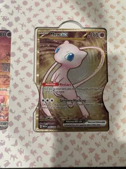 Pokemon TCG 151 Promo Mew EX 053 Mew EX Metal Card 205/165 Mewtwo 052 Sealed - Image 3
